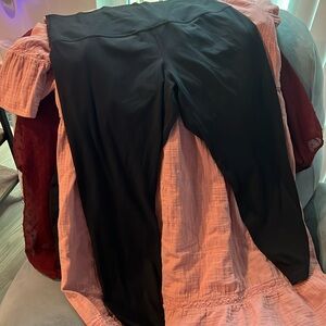 lululemon athletica ribbed align Black Leggings 14